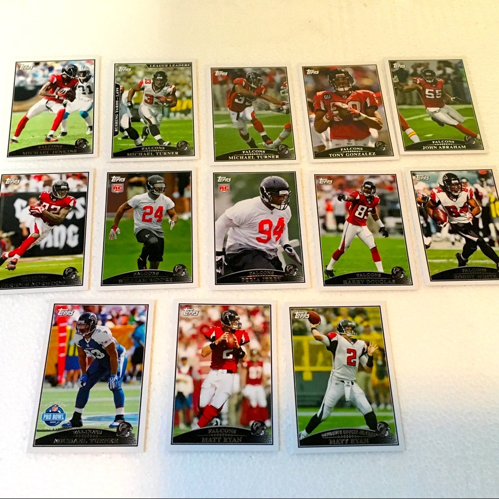 Atlanta Falcons Topps 2009 Team set 13 cards